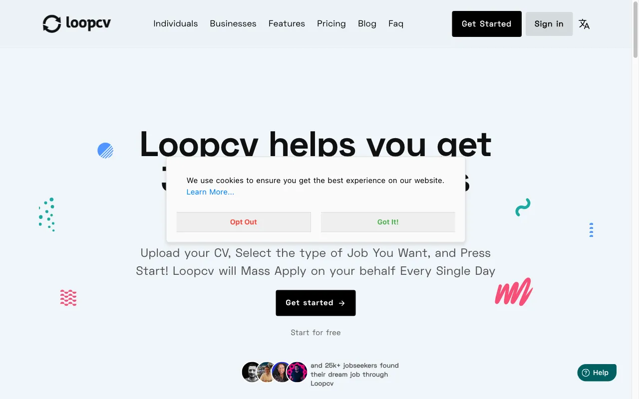 Loopcv — preview screenshot