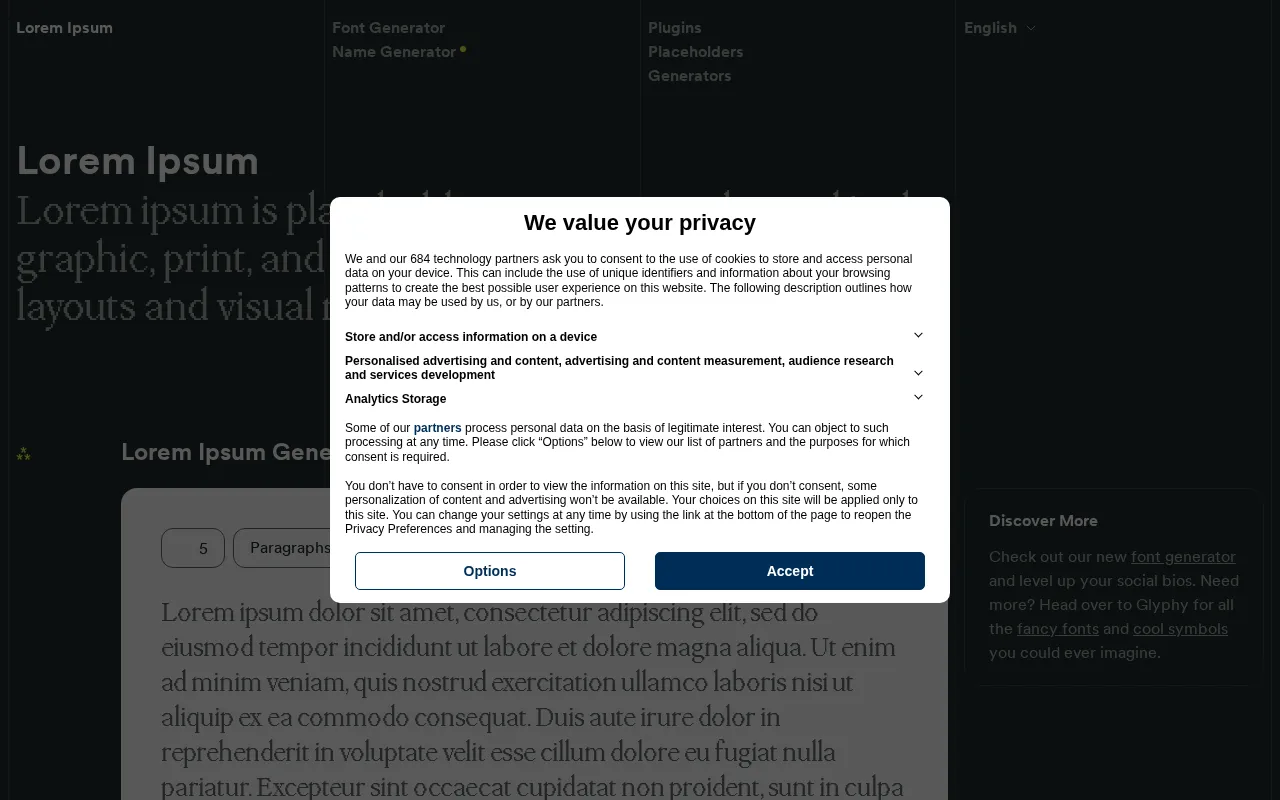 Lorem Ipsum — preview screenshot