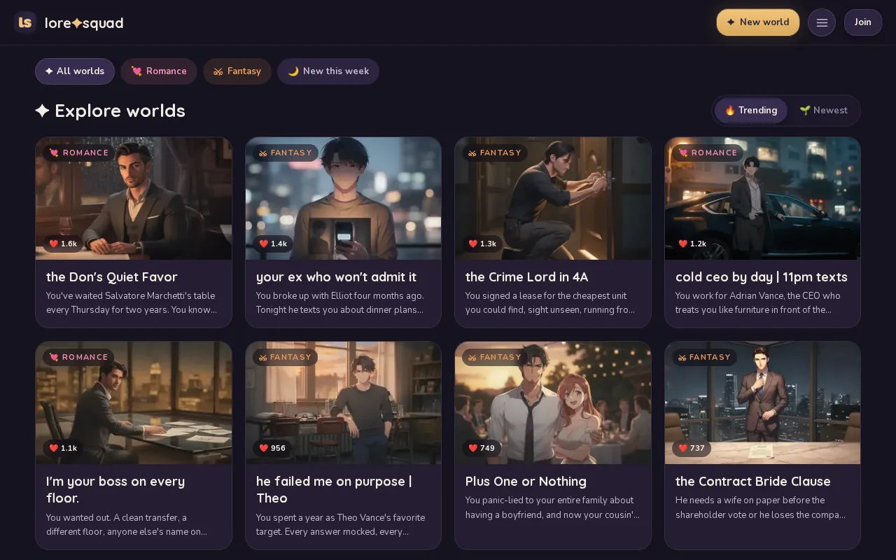 Loresquad — preview screenshot