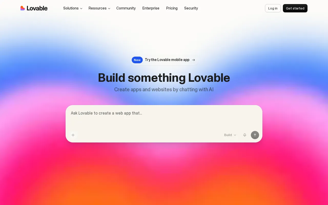 Lovable — preview screenshot