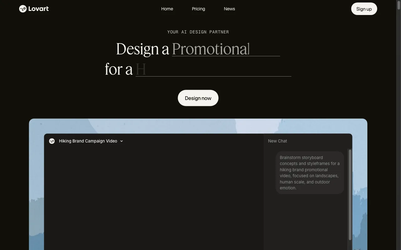 Lovart — preview screenshot