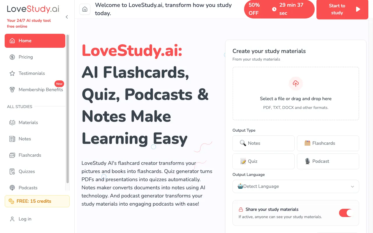 LoveStudy — preview screenshot