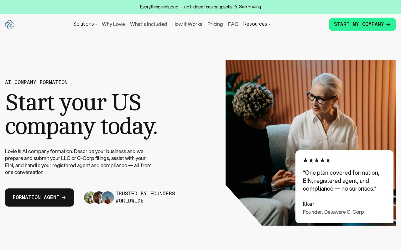Lovie — preview screenshot