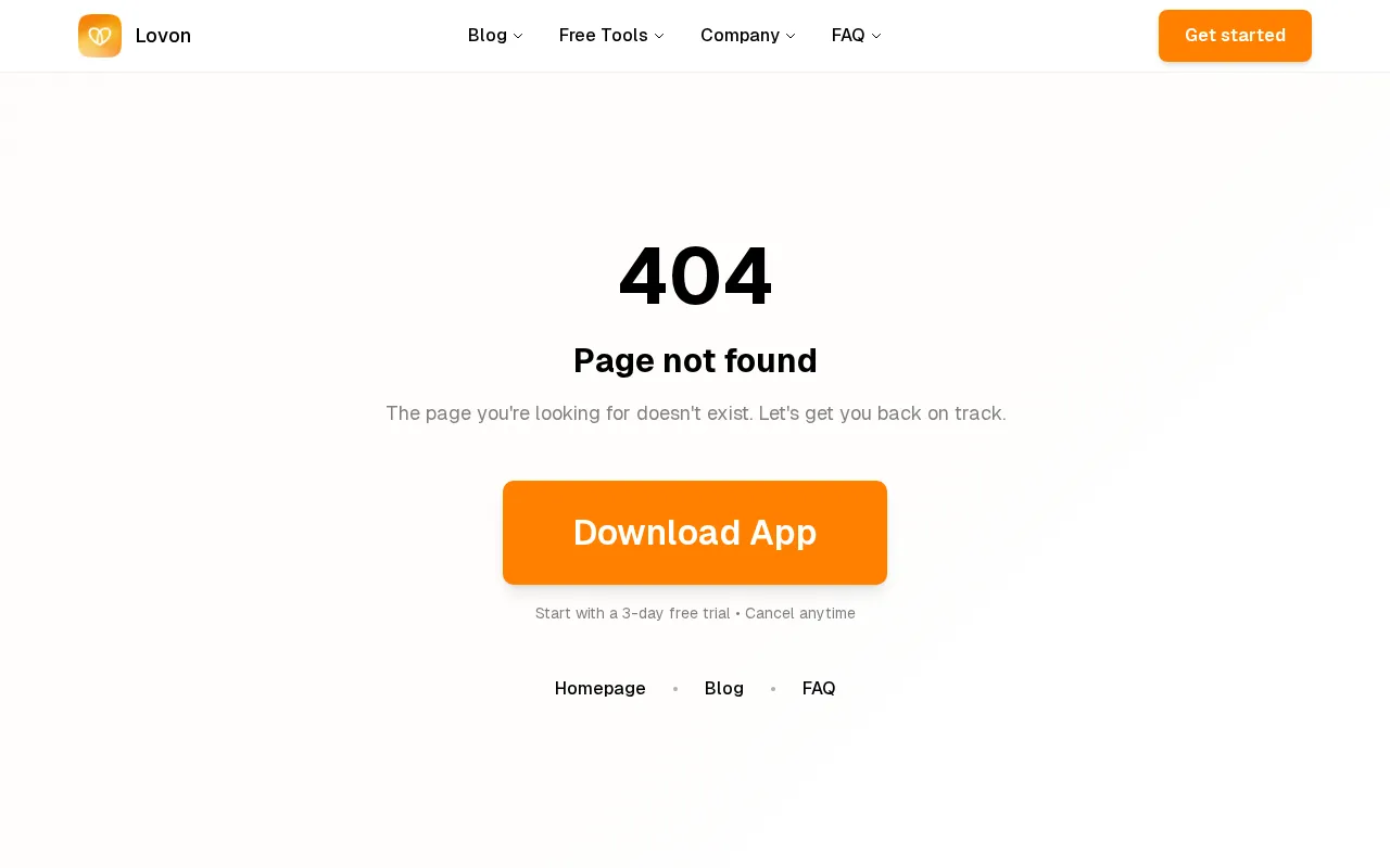 Lovon AI therapy — pricing page