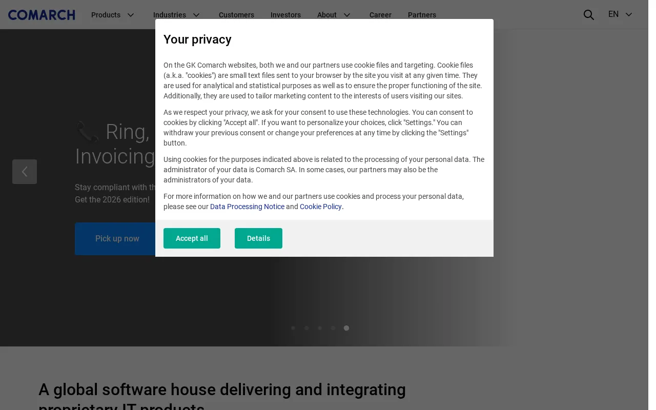 Comarch Loyalty Marketing Platform — preview screenshot
