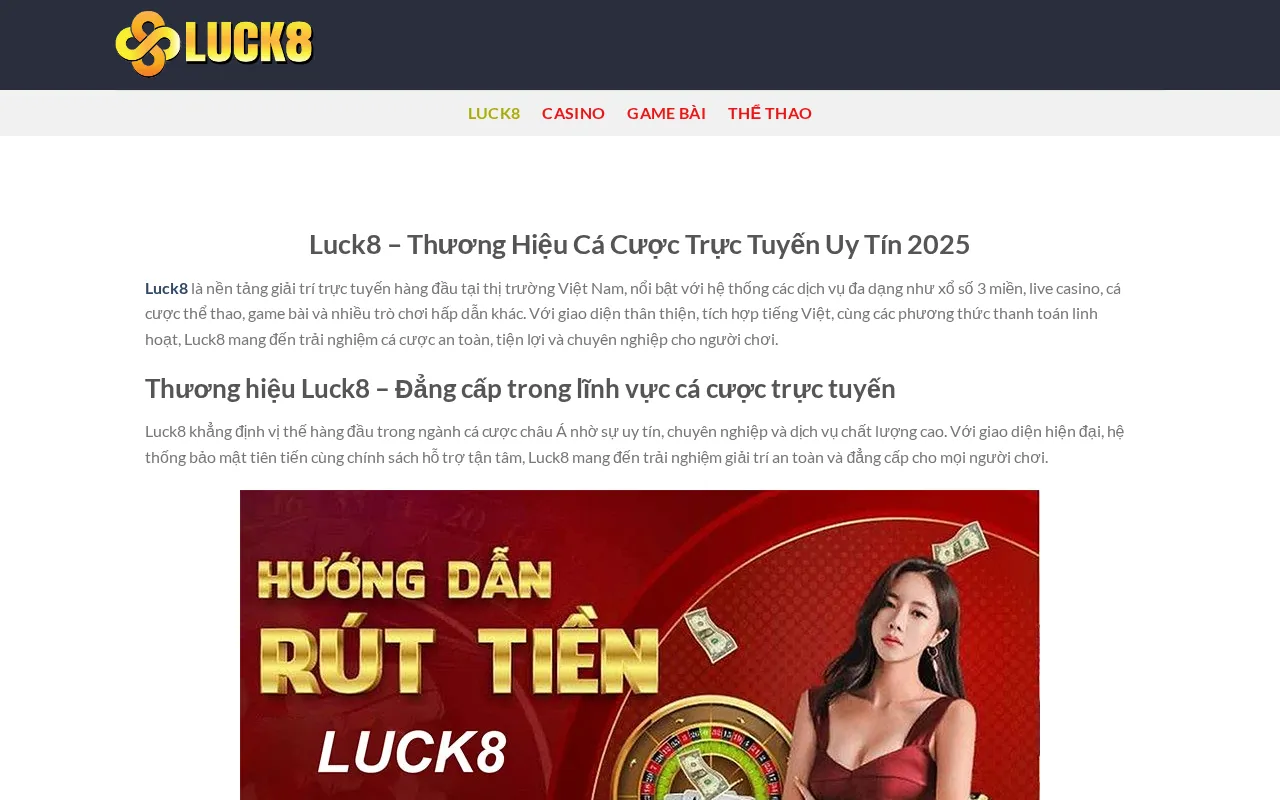 Luck8 — preview screenshot