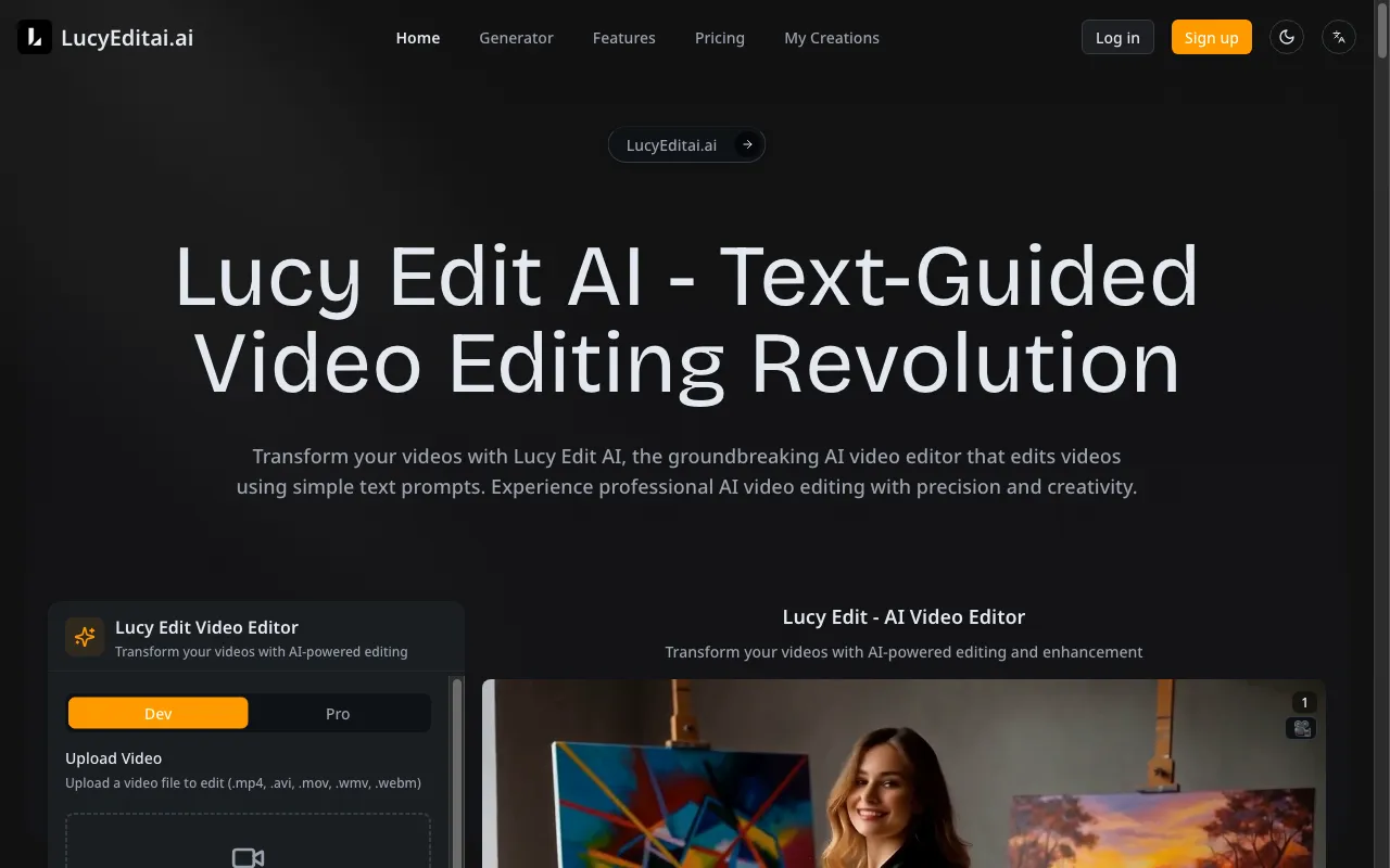 LucyEditai.ai — preview screenshot