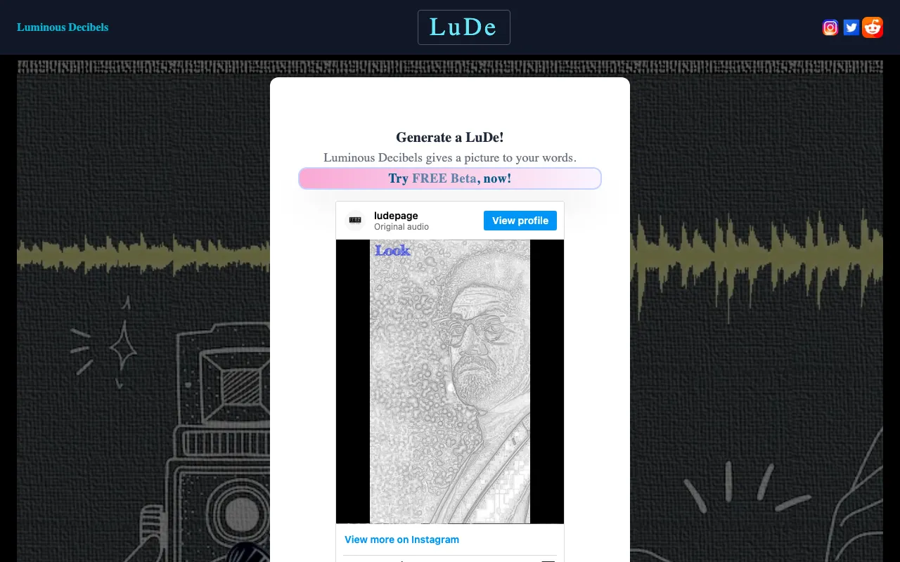 LuDe — preview screenshot