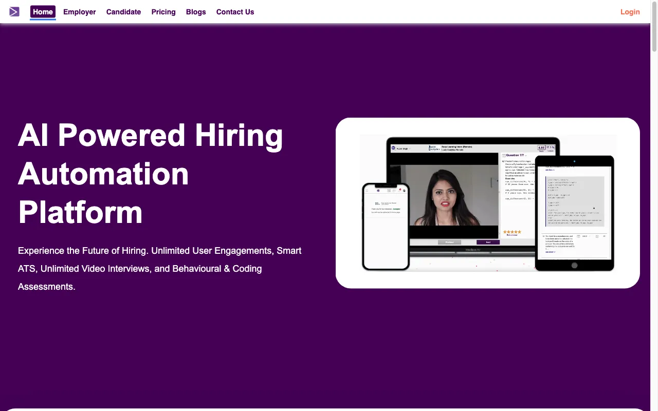 LueinHire.com — preview screenshot