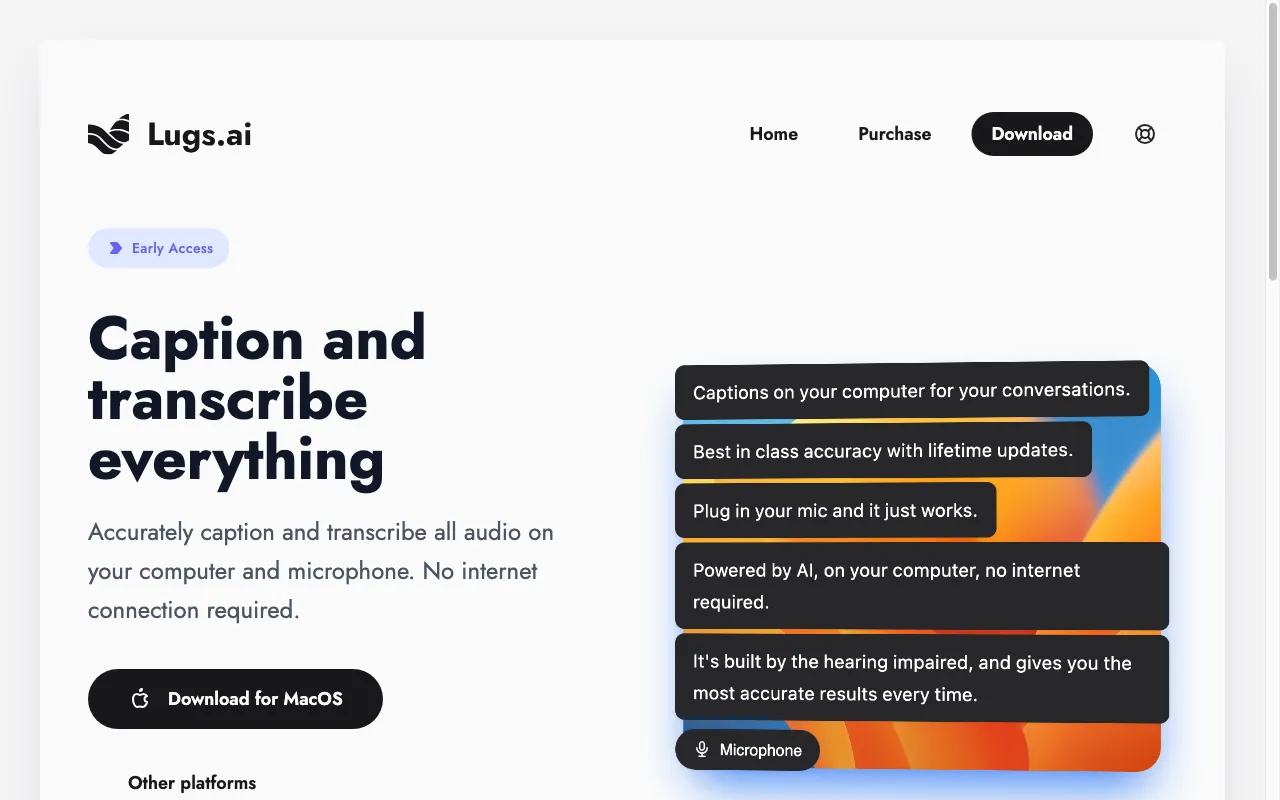 Lugs.ai — preview screenshot