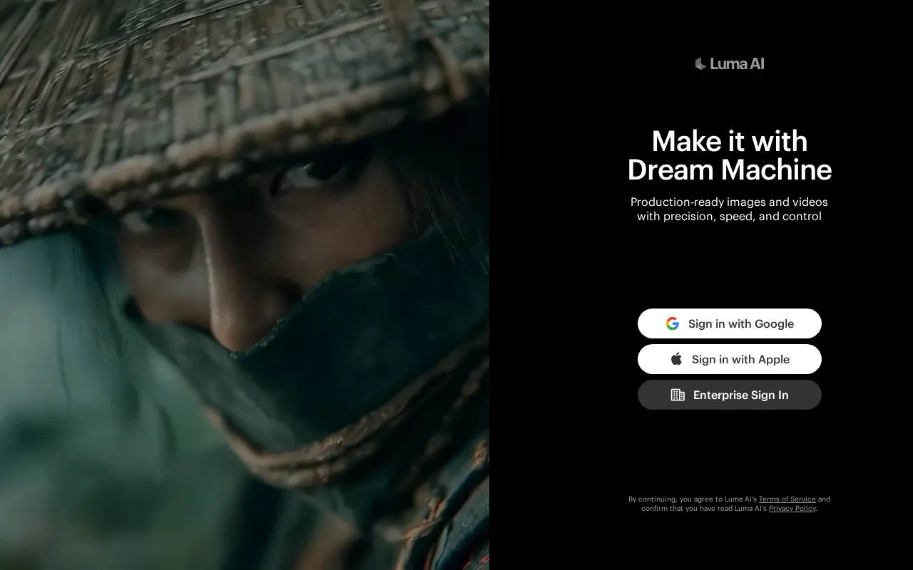 Luma Dream Machine | AI Video Generator — preview screenshot