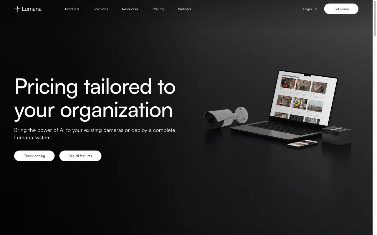 Lumana — pricing page