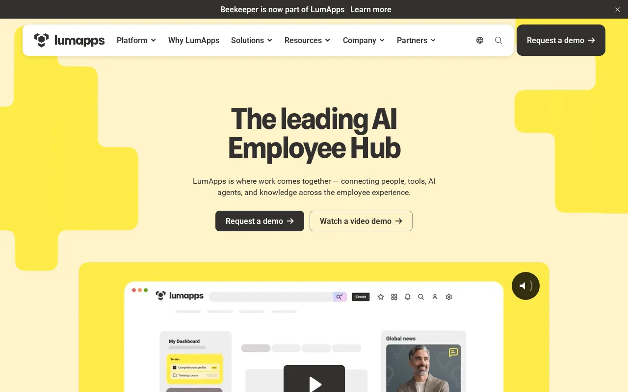 LumApps — preview screenshot