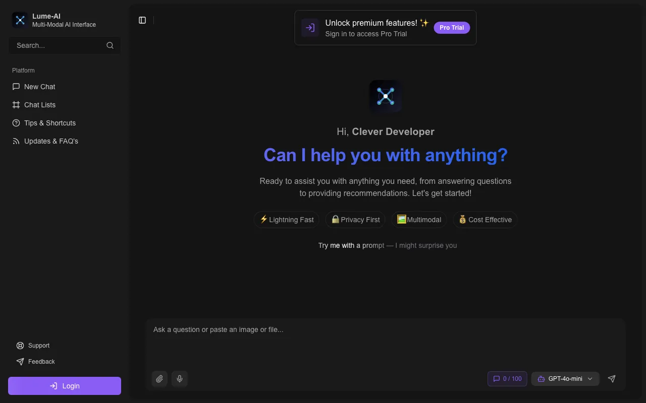 Lume AI — preview screenshot