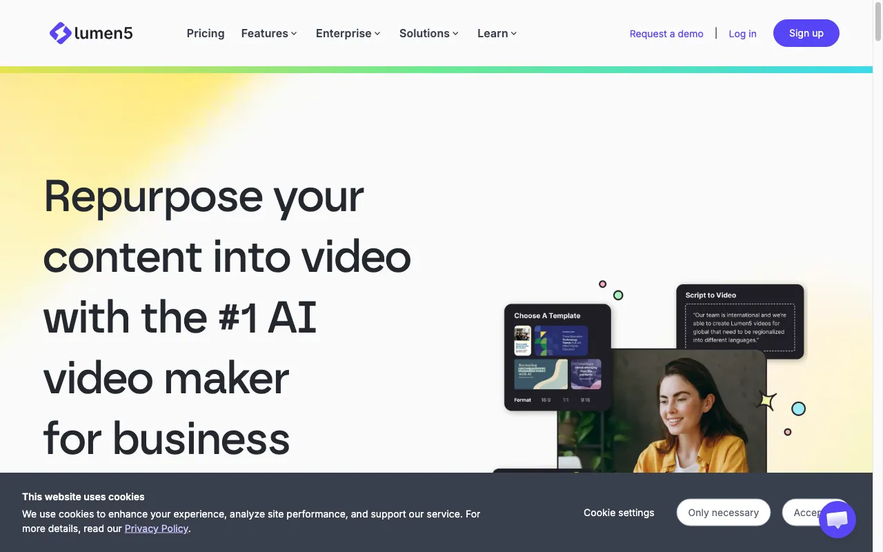 Lumen5 — preview screenshot