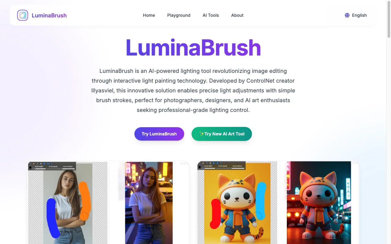 LuminaBrush — preview screenshot