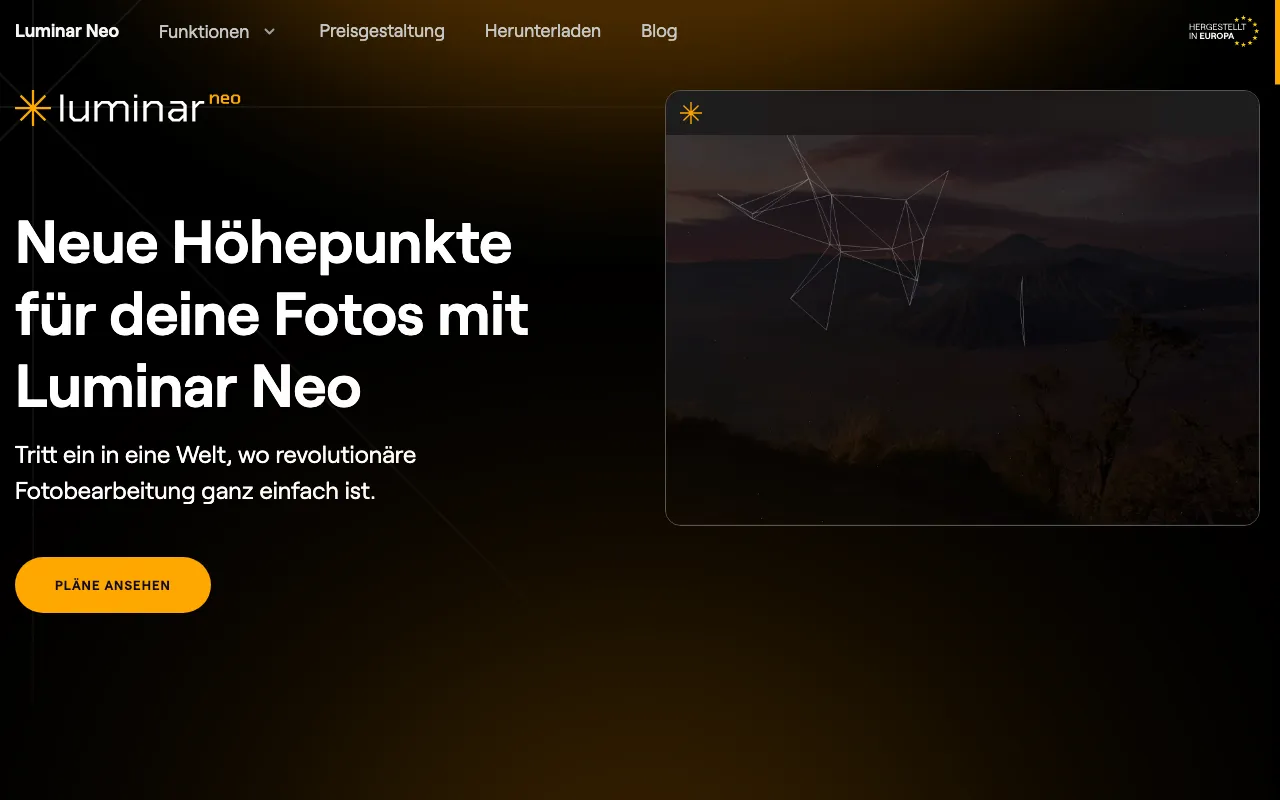 Luminar Neo — preview screenshot