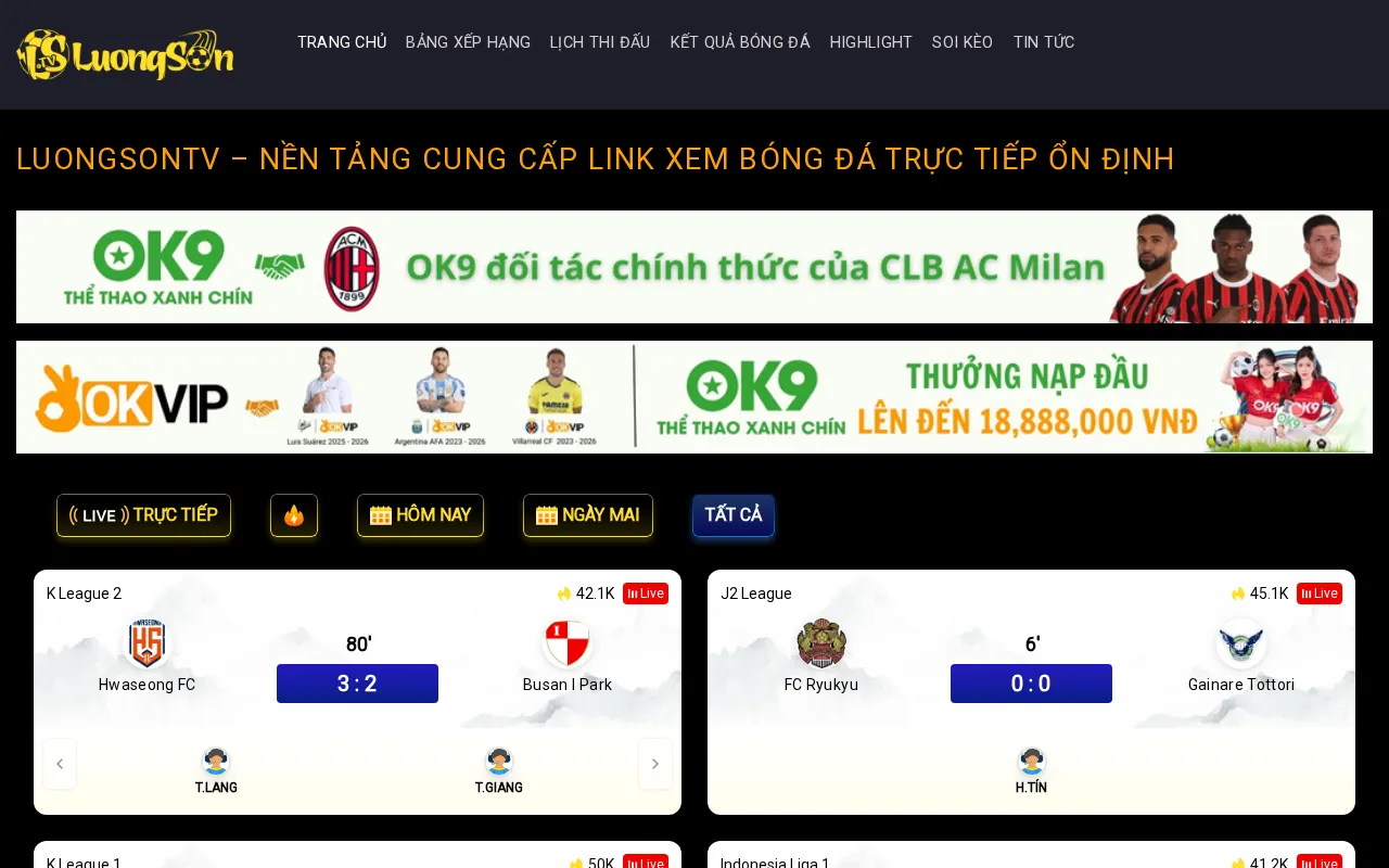 LuongSonTV — preview screenshot