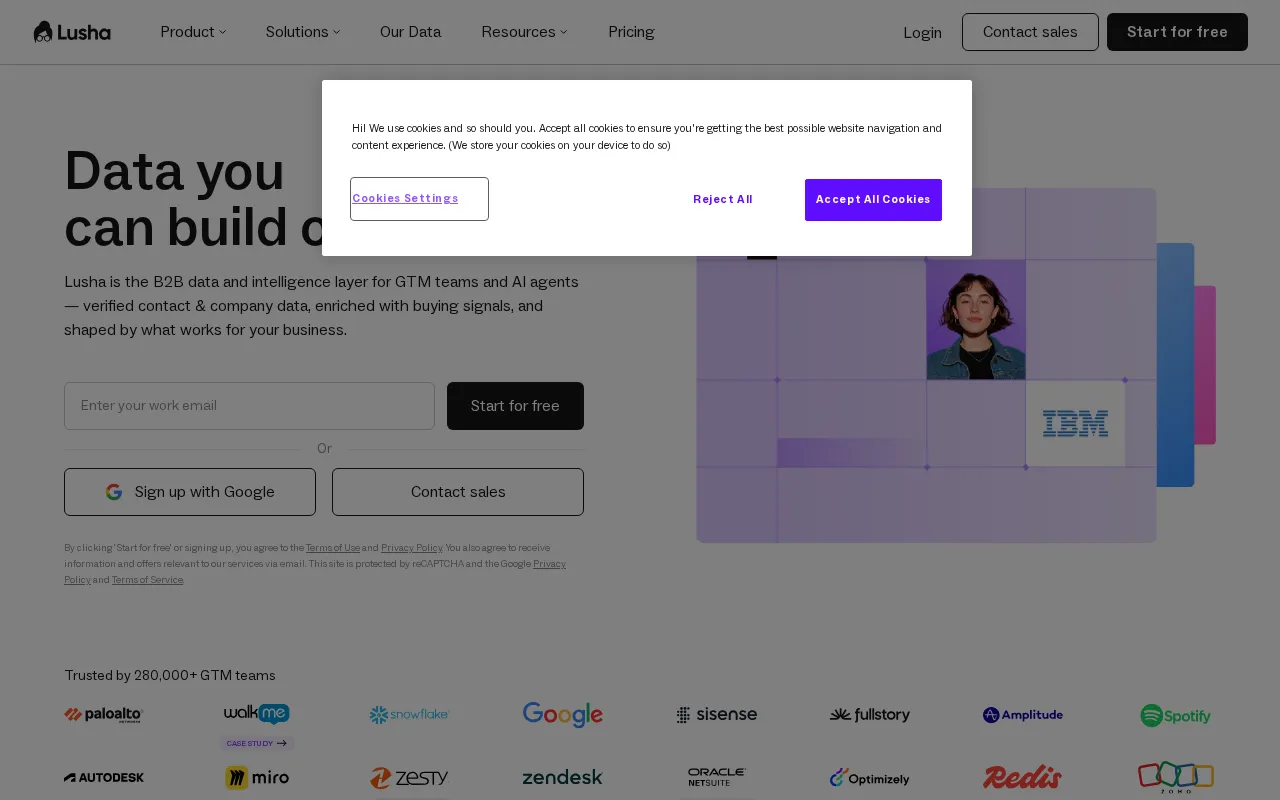 Lusha — preview screenshot