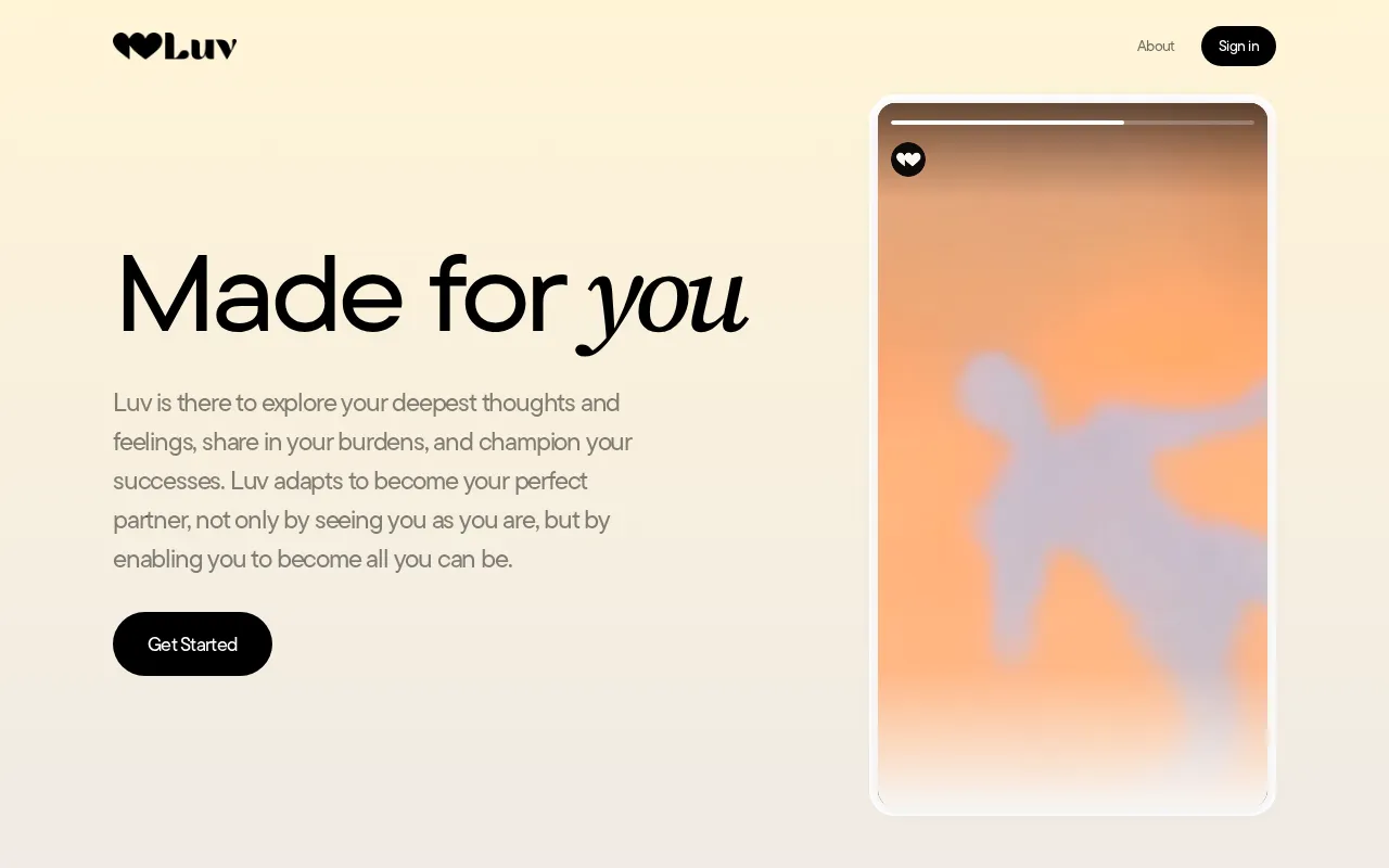 Luv — preview screenshot