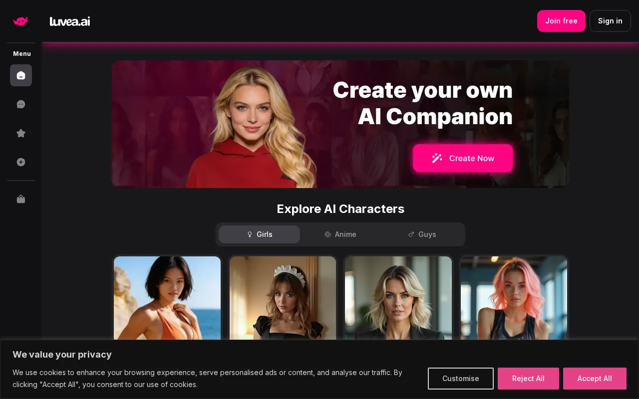 Luvea — preview screenshot