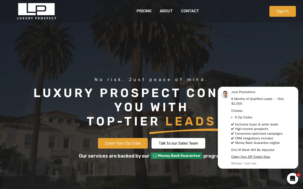 Luxury Prospect — preview screenshot
