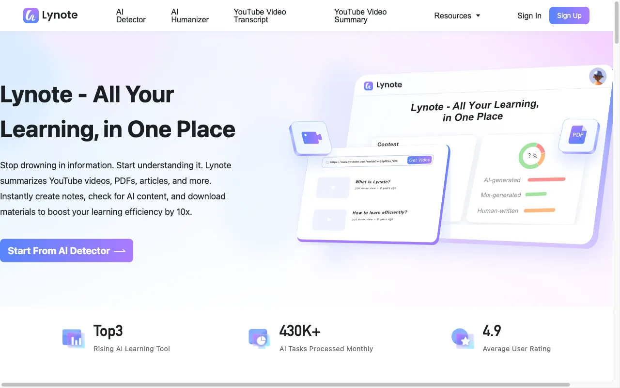 Lynote — preview screenshot