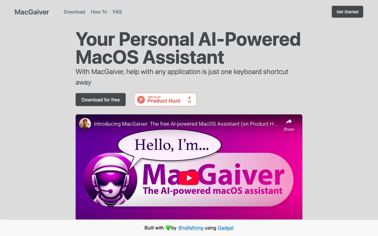 MacGaiver — preview screenshot