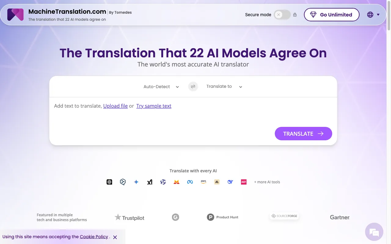 MachineTranslation — preview screenshot