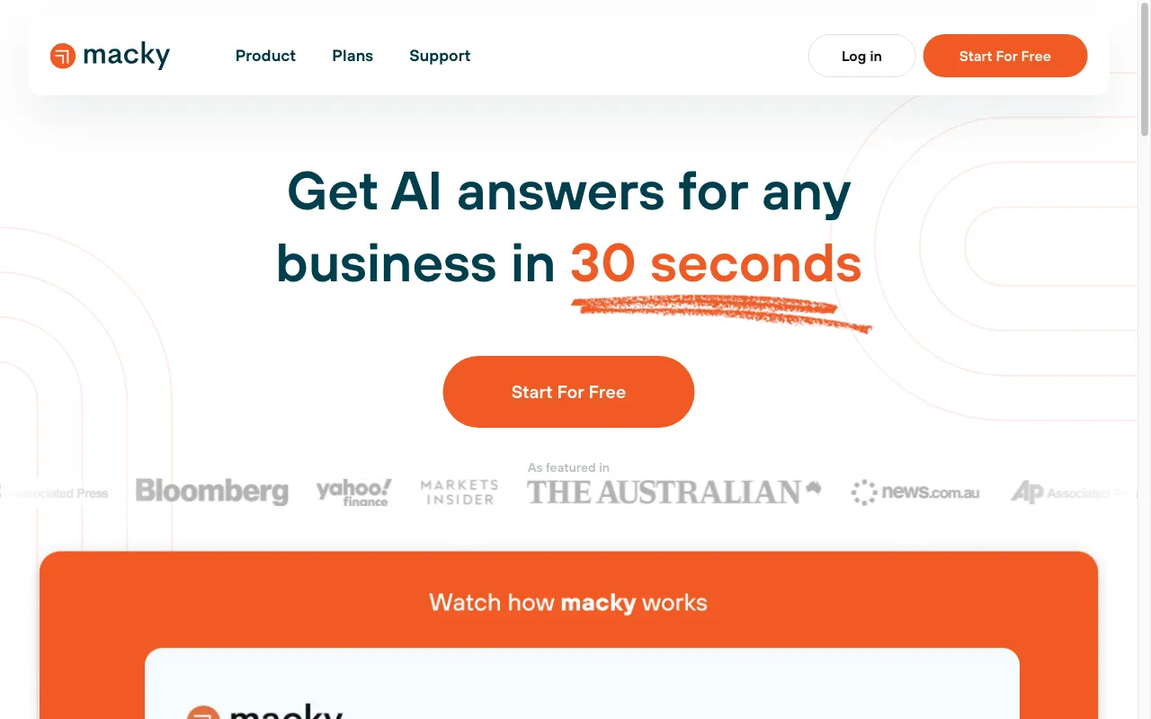 Macky — preview screenshot