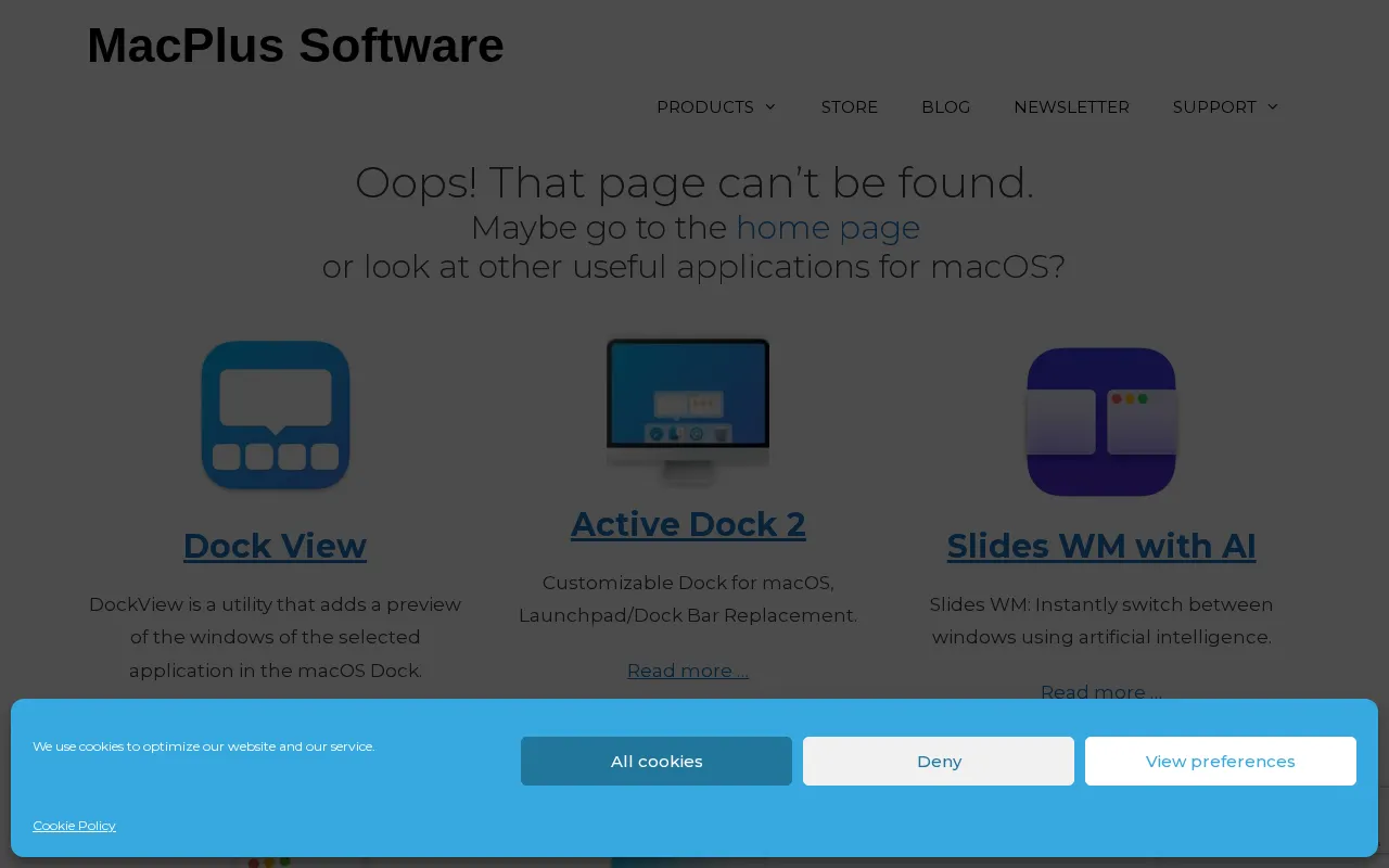 MacPlus Software — pricing page