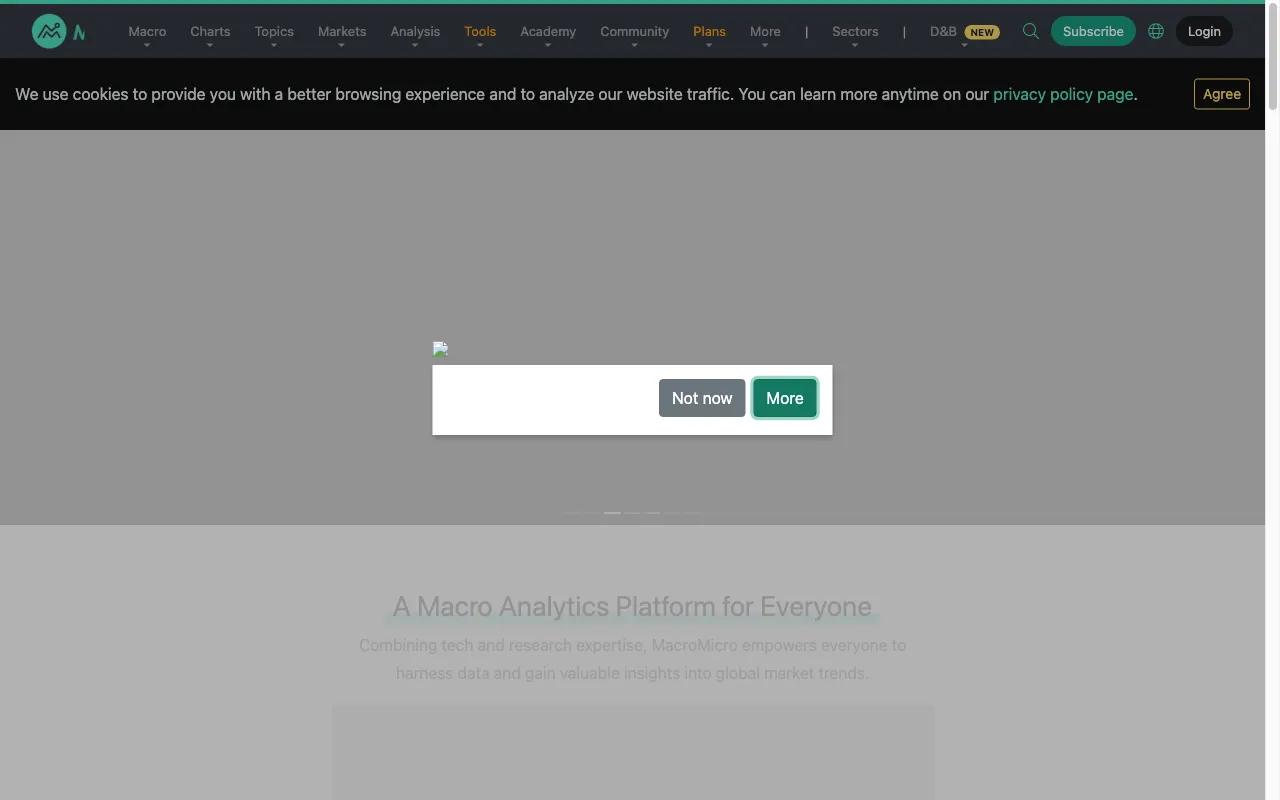 MacroMicro — pricing page