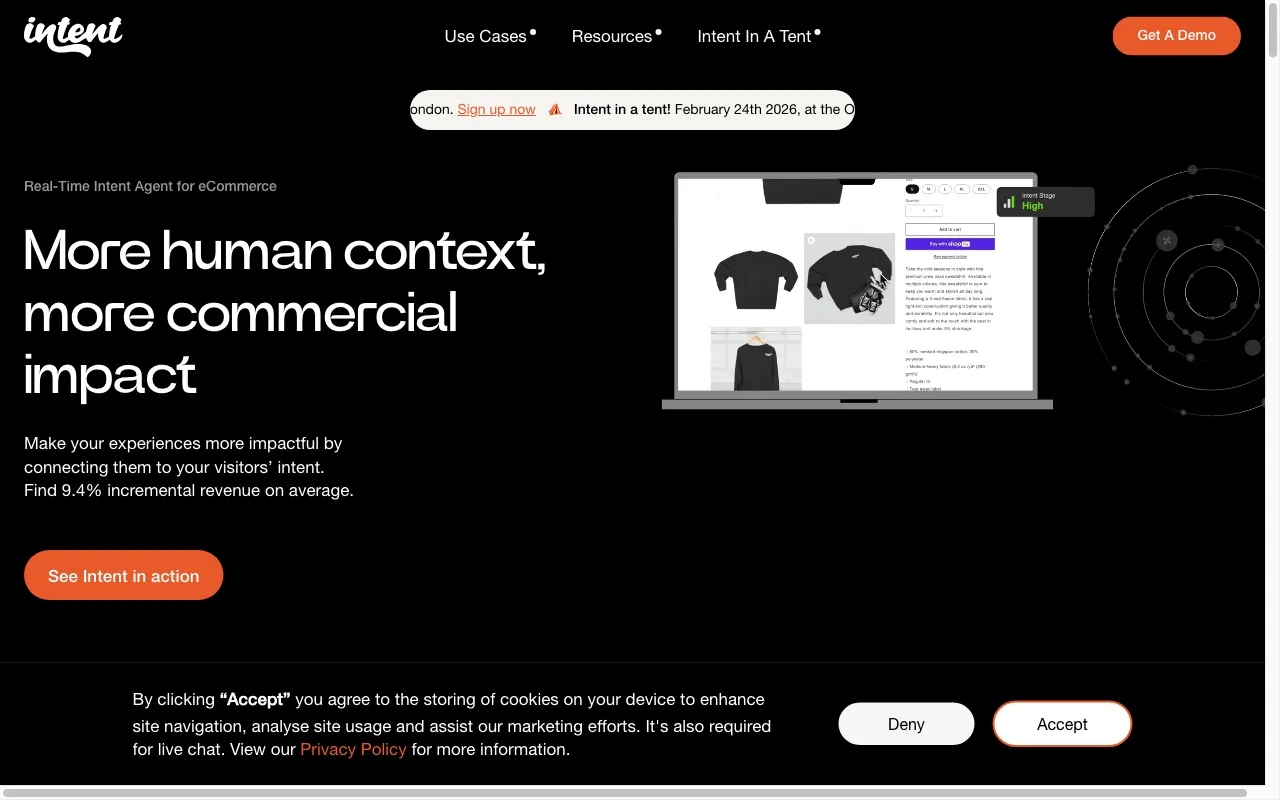 Made With Intent — preview screenshot