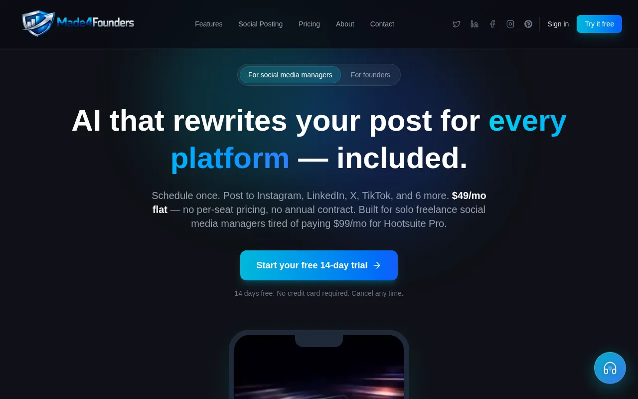 Made4Founders — preview screenshot