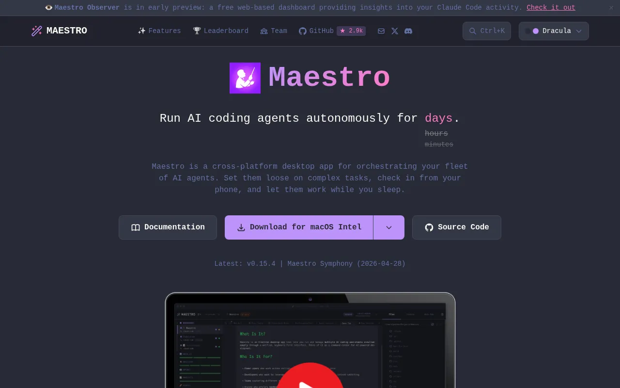 Maestro AI — preview screenshot