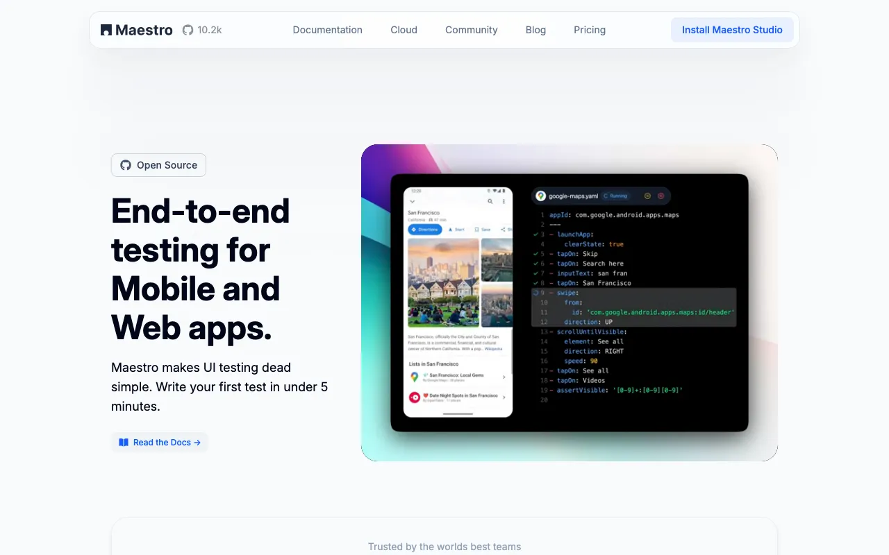 Maestro Studio Desktop Beta — preview screenshot