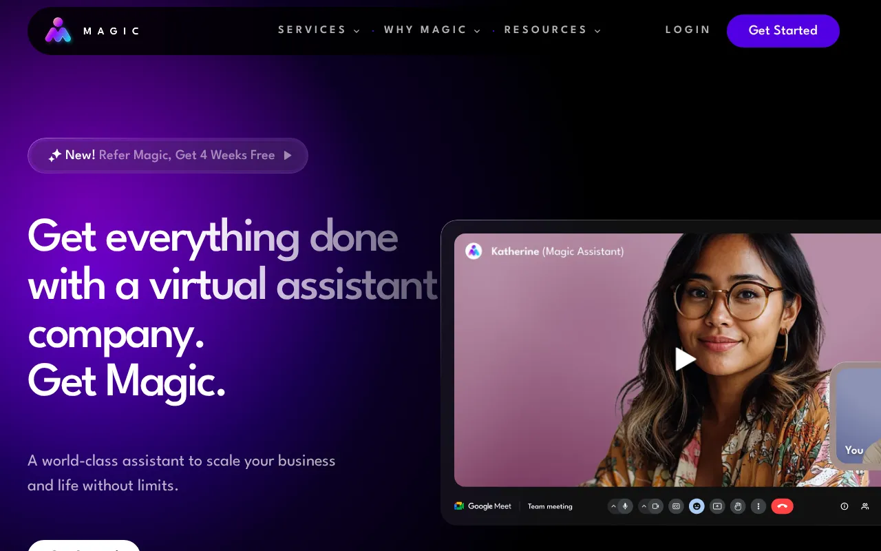 Magic | Virtual Executive Assistants — preview screenshot