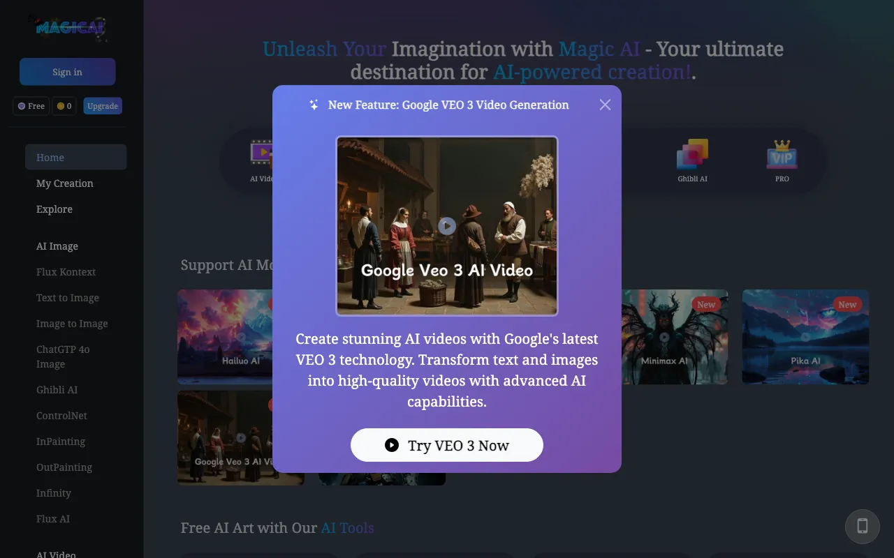 MagicAi — preview screenshot