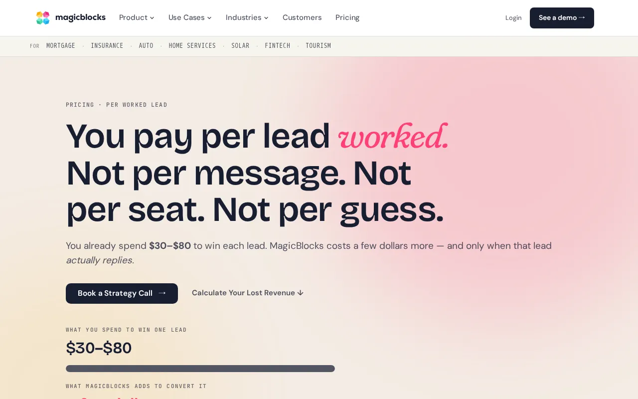 MagicBlocks — pricing page