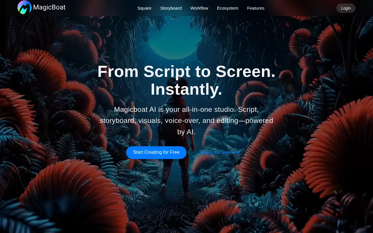 Magicboat AI — preview screenshot