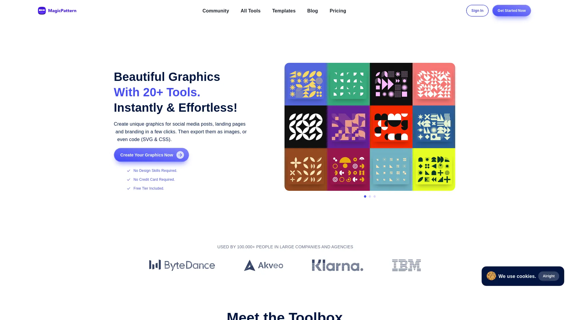 MagicPattern — preview screenshot