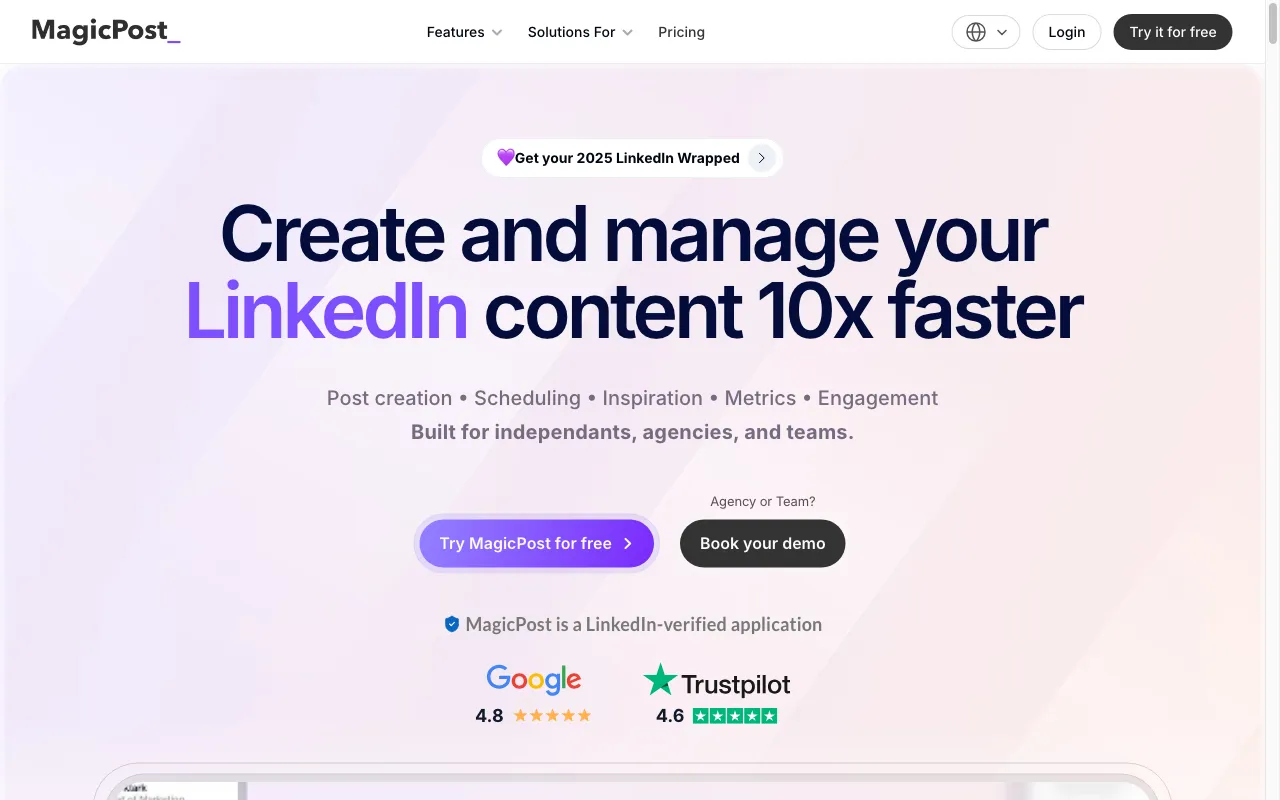 MagicPost — preview screenshot