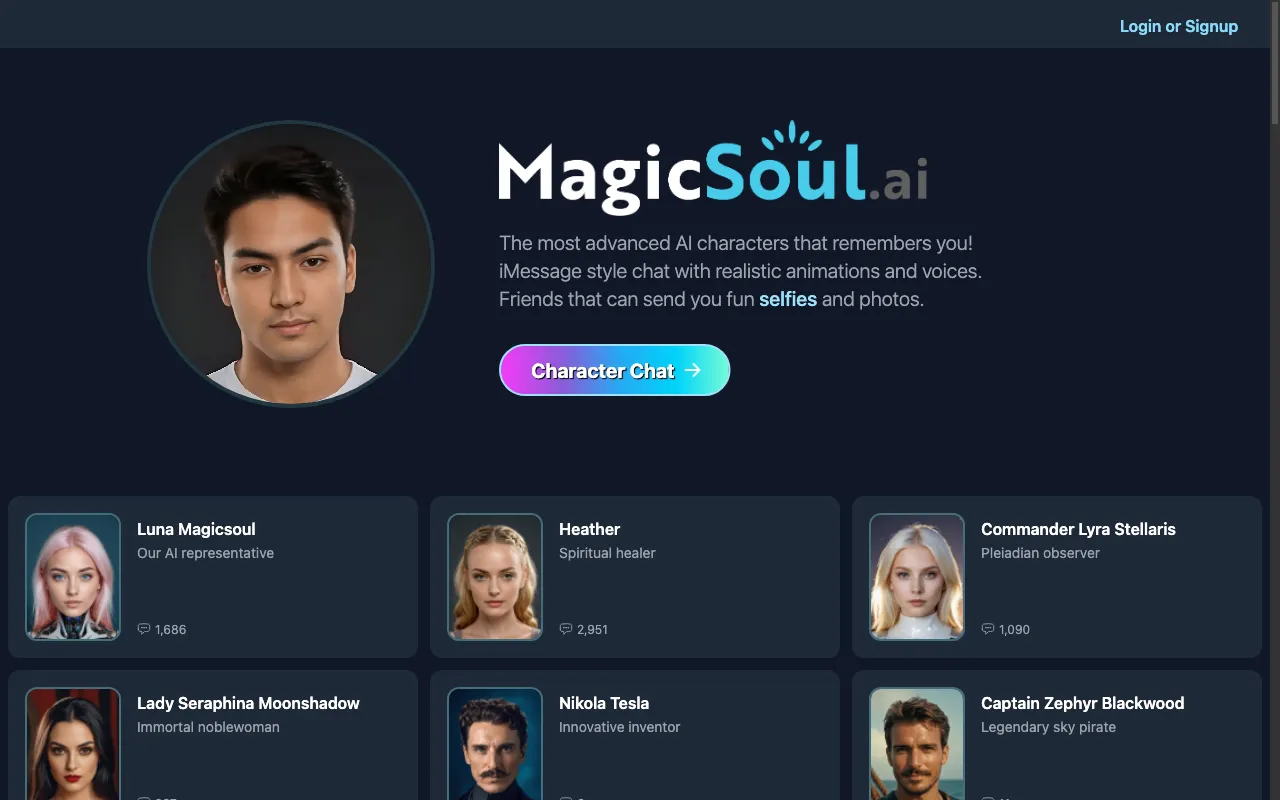 MagicSoul.ai — preview screenshot