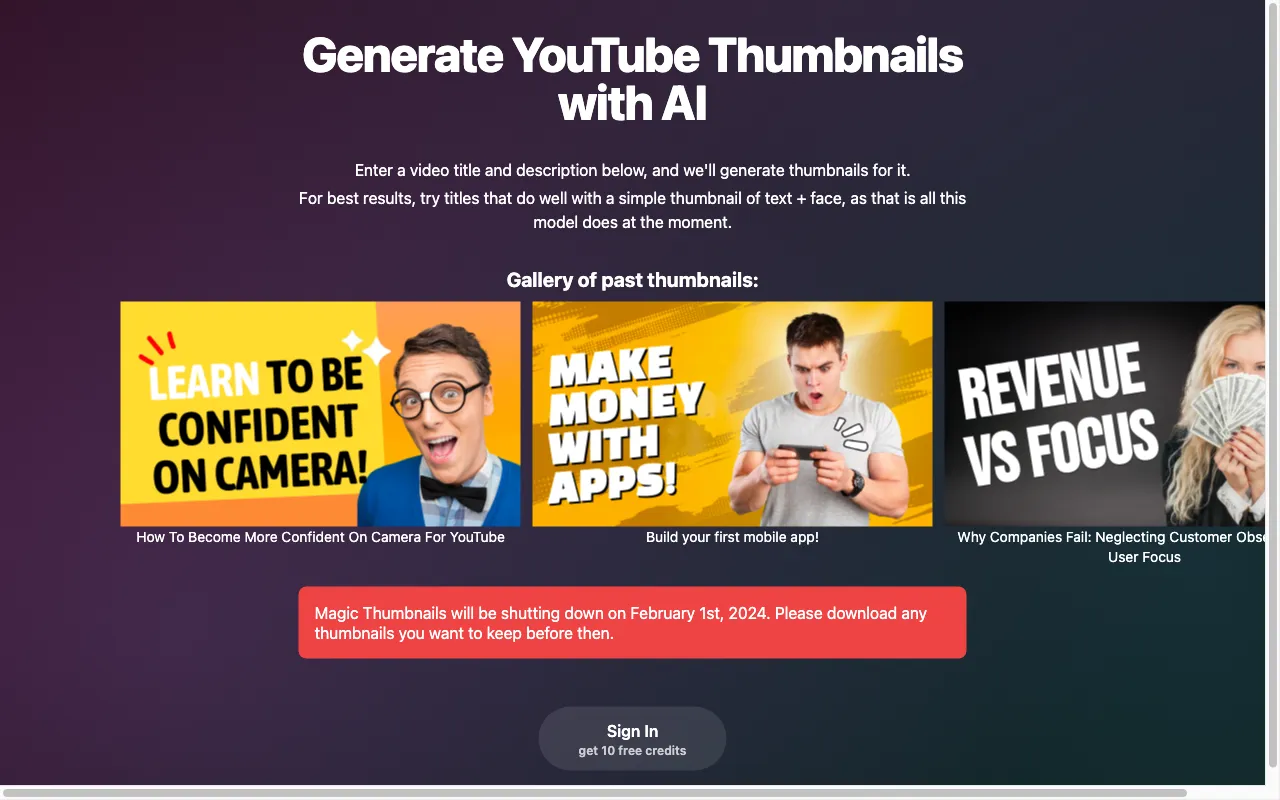 MagicThumbnails — preview screenshot