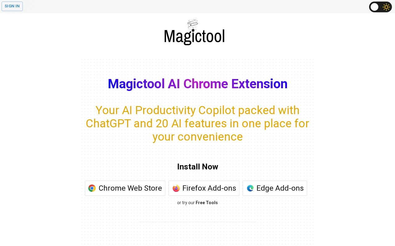 magictool.ai — preview screenshot