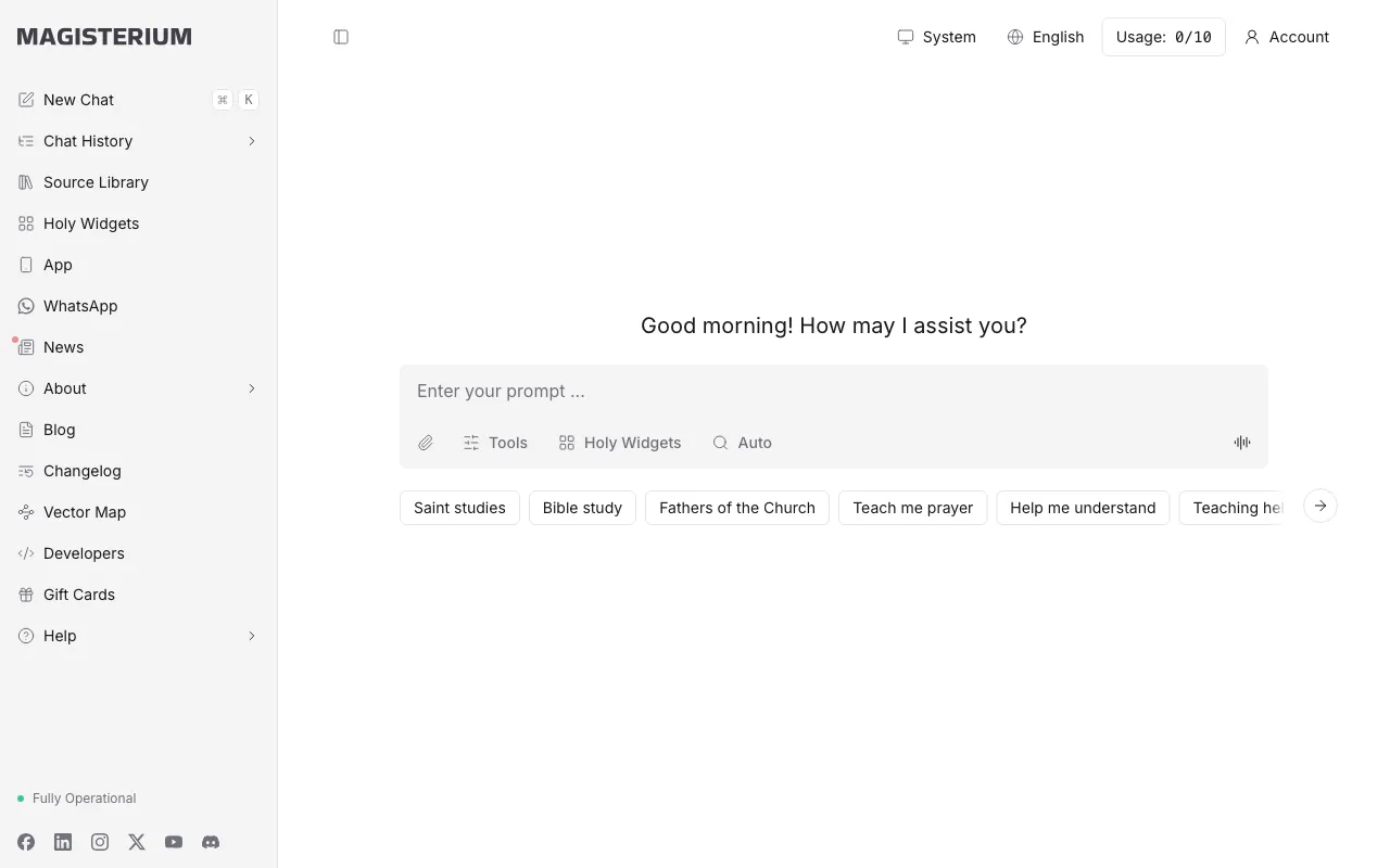 Magisterium AI — preview screenshot