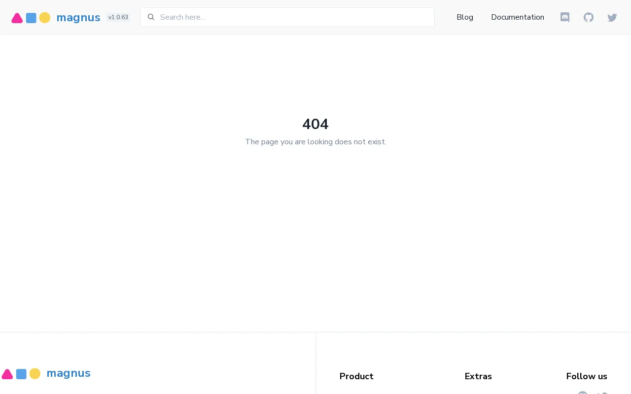 Magnus UI — pricing page