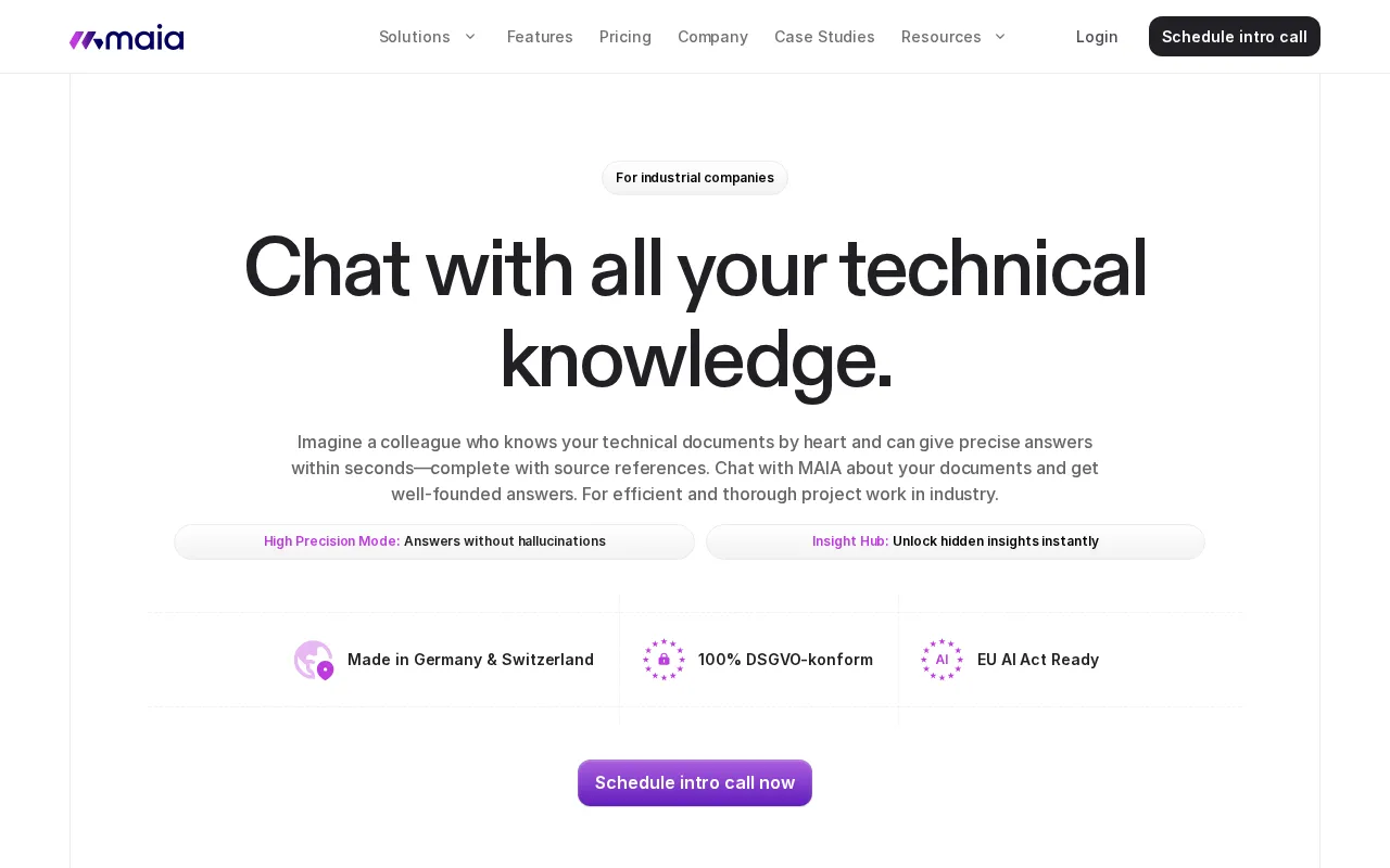 MAIA — preview screenshot