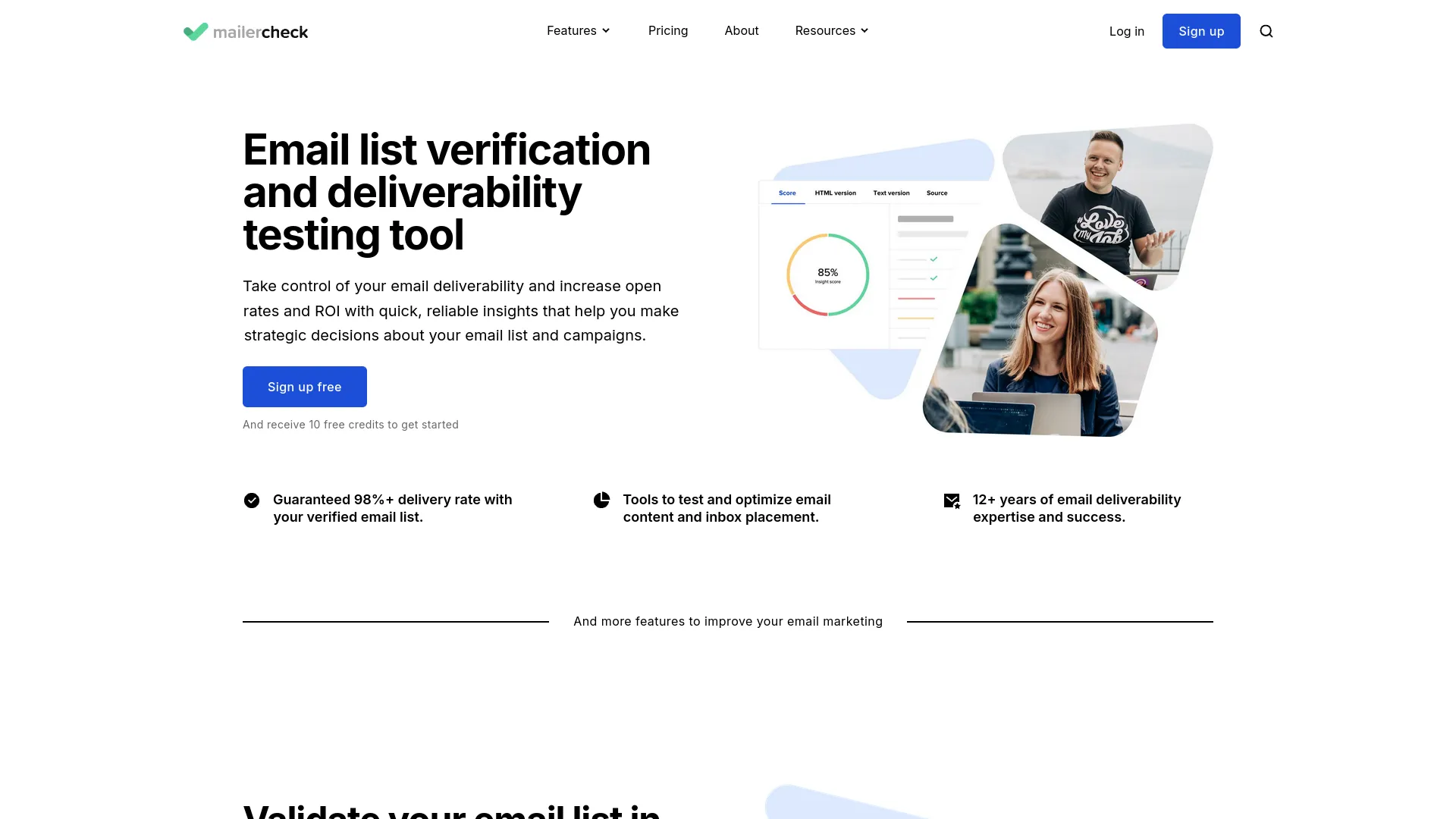 MailerCheck — preview screenshot
