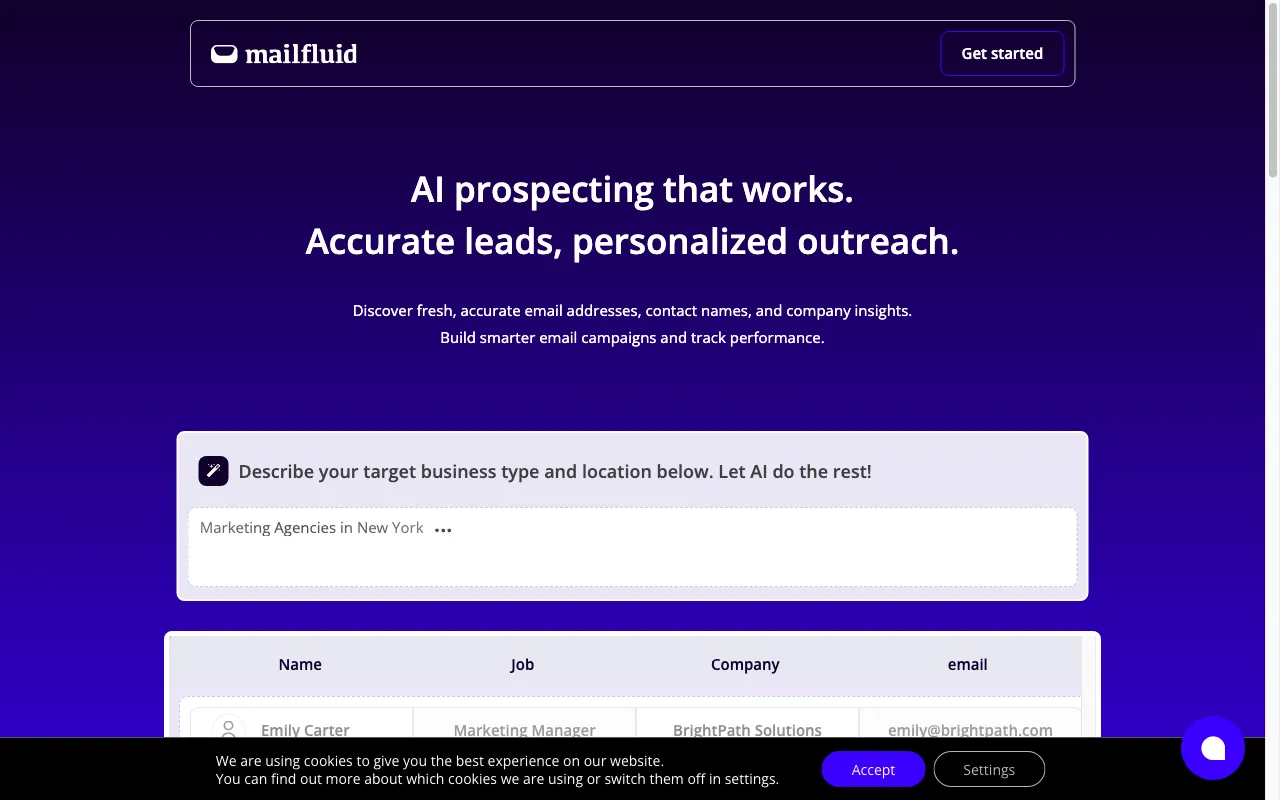 mailfluid — preview screenshot